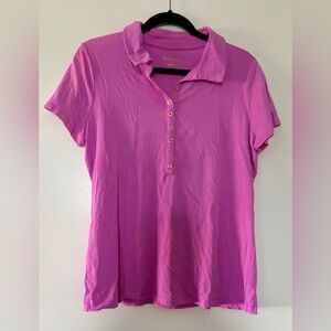 EUC Lilly Pulitzer Reema Polo - XL
